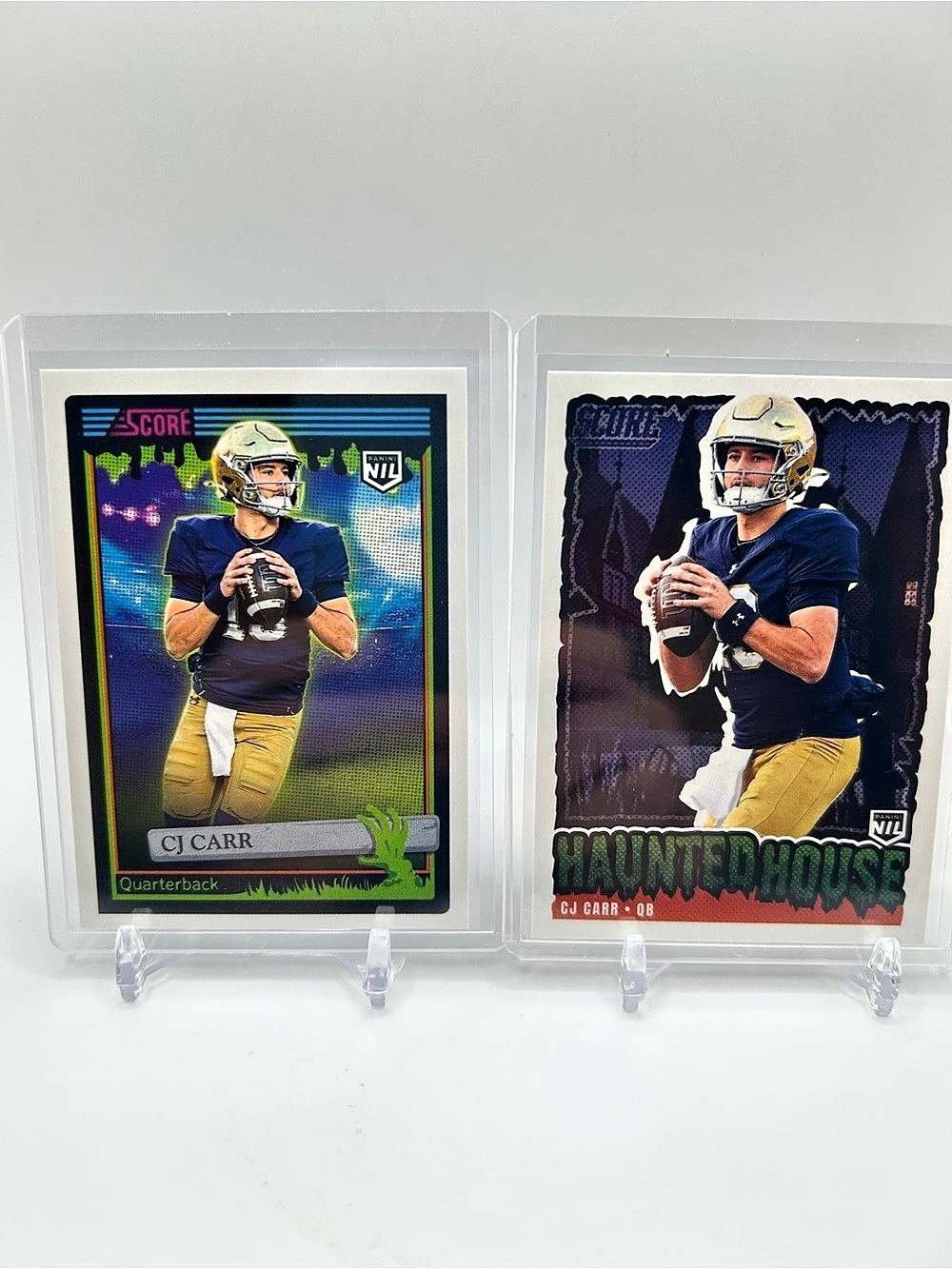 CJ Carr 2026 Panini Score A Treat Football Trading Cards 🎃🏈